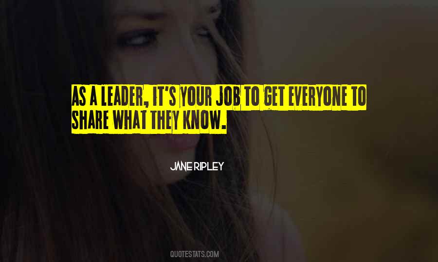 A Leadership Team Quotes #929937