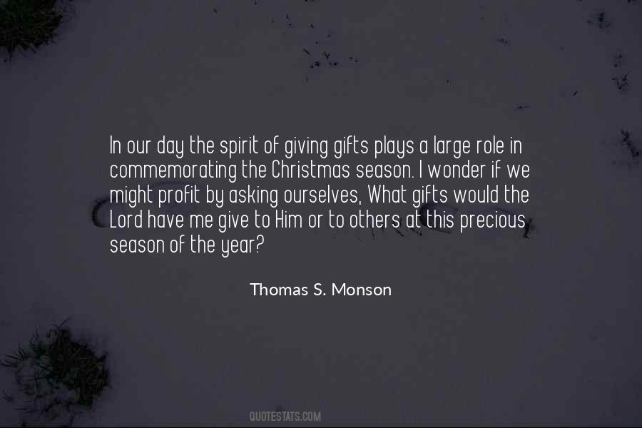 Quotes About The Spirit Of Giving #1733625