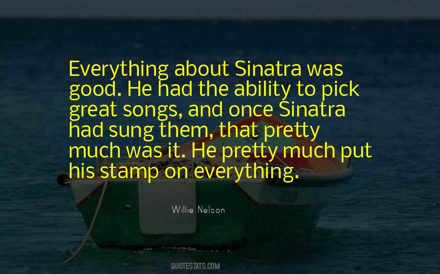 Quotes About Sinatra #1529700