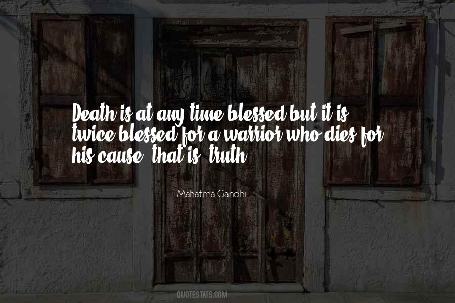 Quotes About Death By Gandhi #1252075