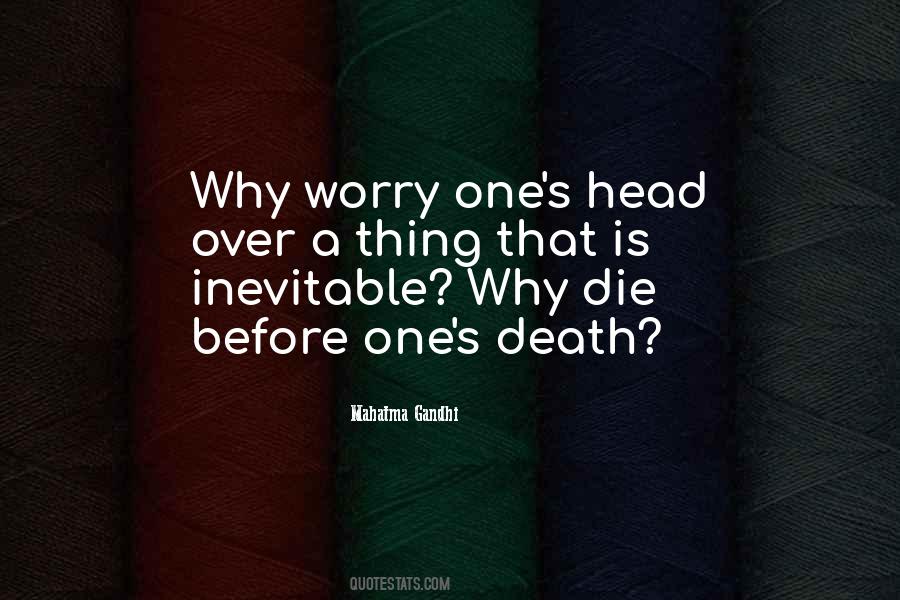 Quotes About Death By Gandhi #1506681