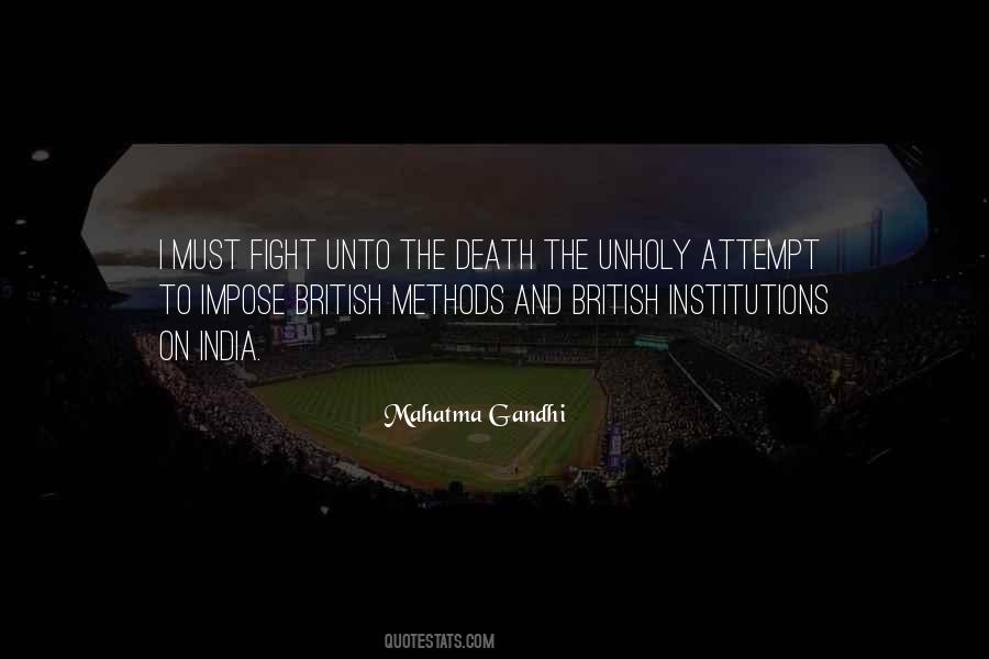 Quotes About Death By Gandhi #163497