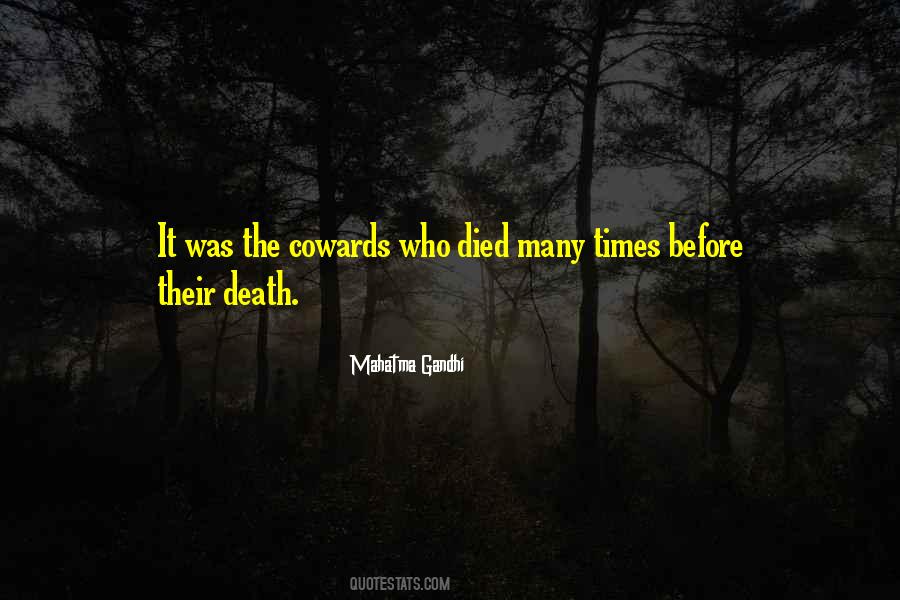 Quotes About Death By Gandhi #515216