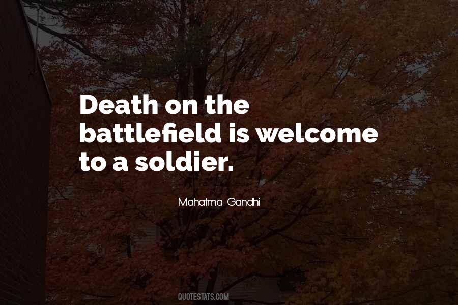 Quotes About Death By Gandhi #521393