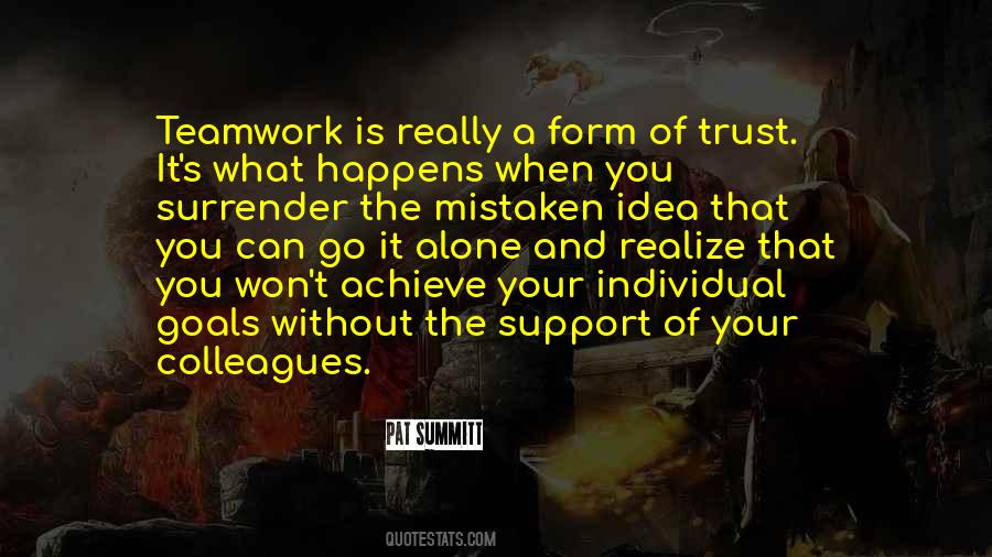 Individual Goals Quotes #1190621