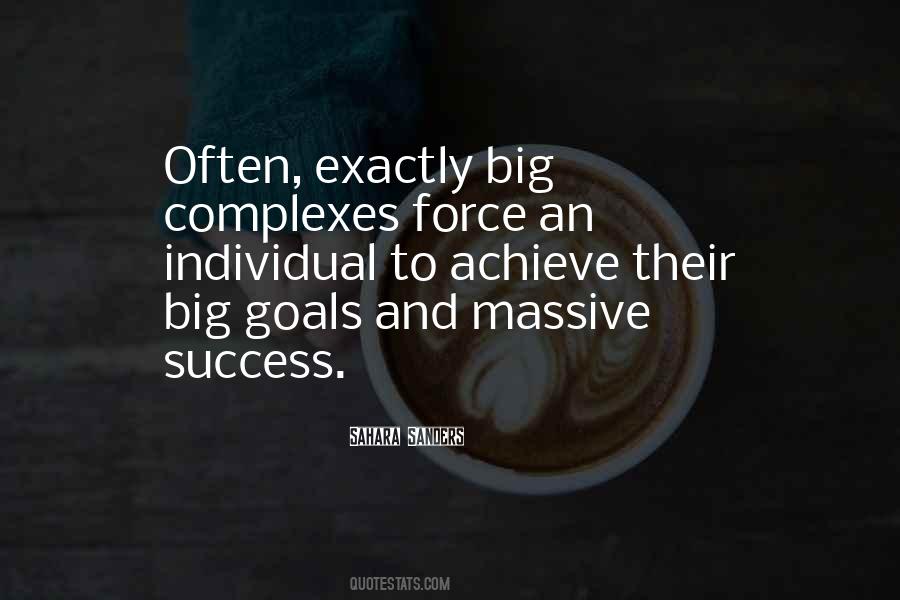 Individual Goals Quotes #1715636
