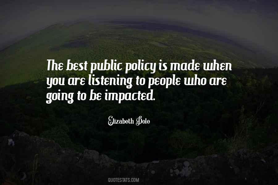 Quotes About Public Policy #1456969