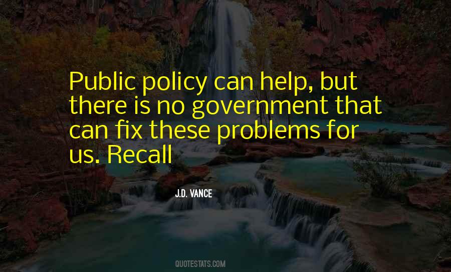 Quotes About Public Policy #780658