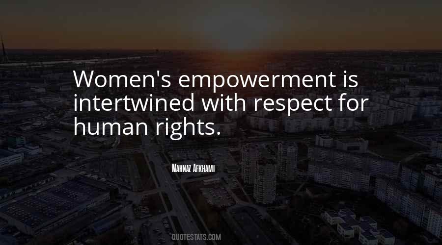 Human Rights Empowerment Quotes #1025333