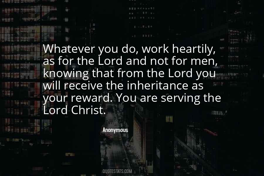 Quotes About Serving Christ #468926