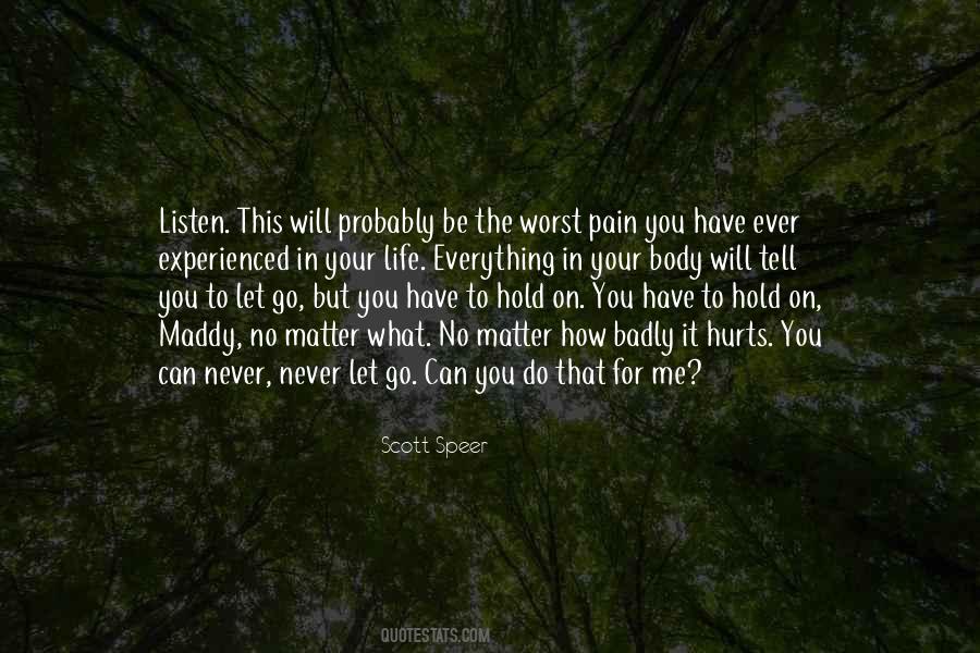 Quotes About Never Let Go #1023074
