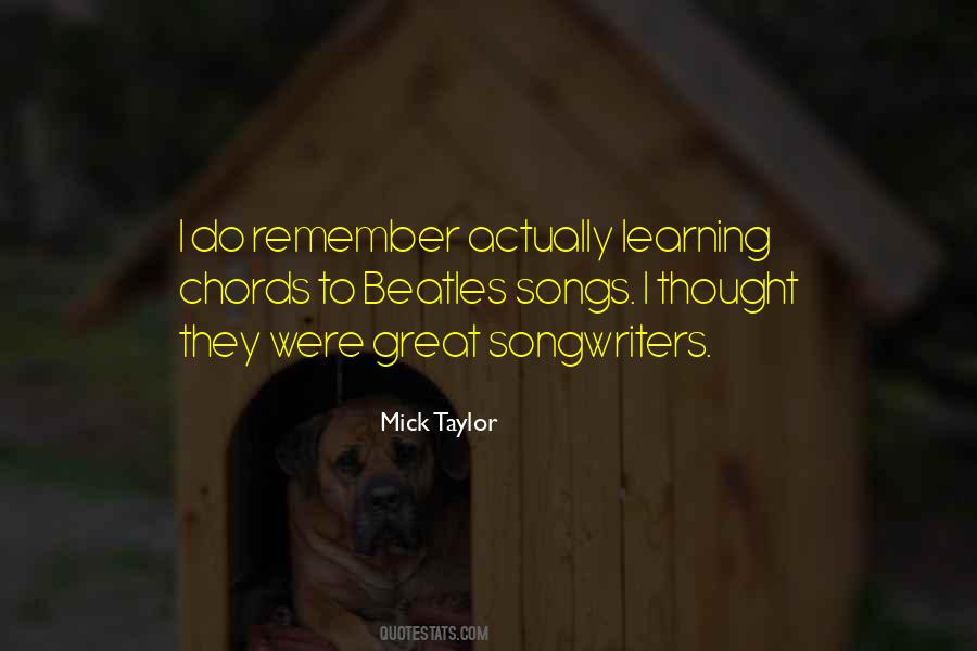 Quotes About Songwriters #1087469