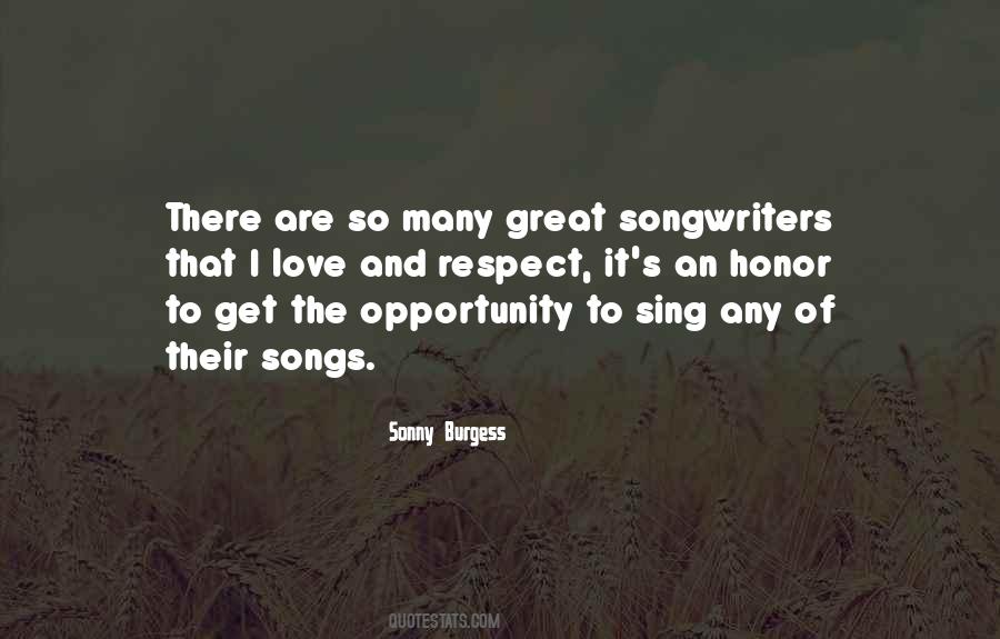 Quotes About Songwriters #1110636