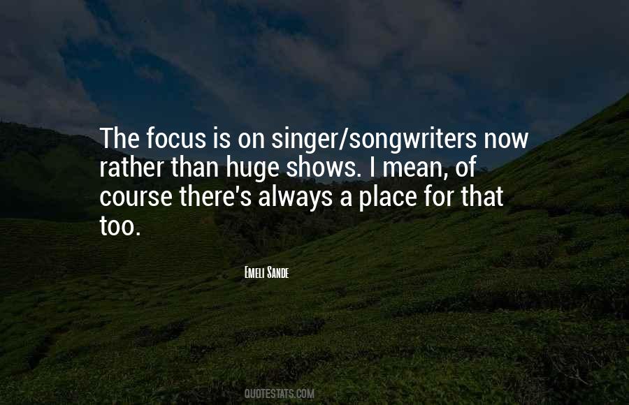 Quotes About Songwriters #594892