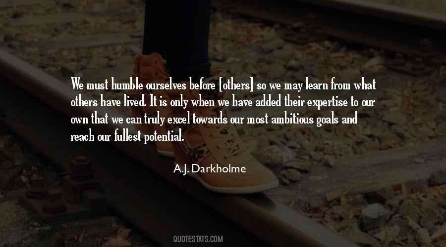Quotes About Humbling Ourselves #258594