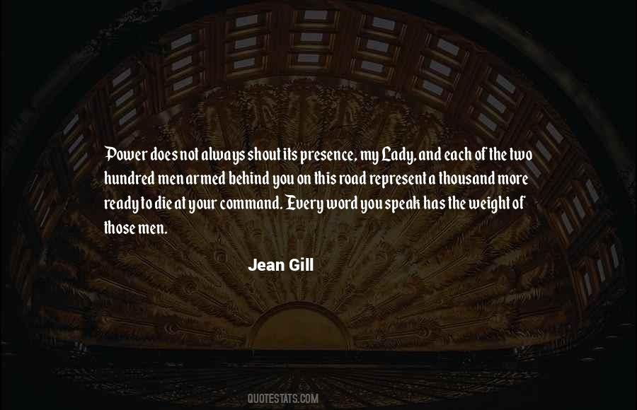 Quotes About Command Presence #312637