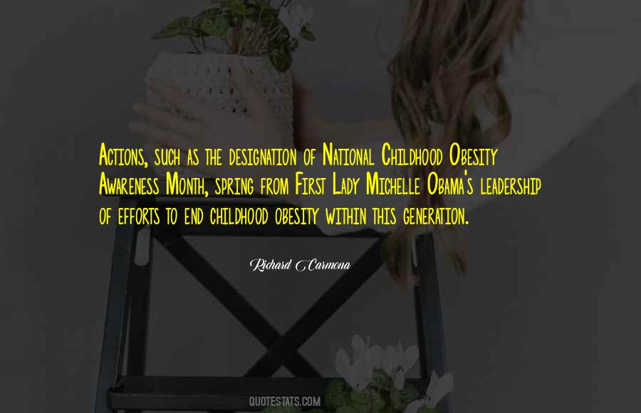 Quotes About Childhood Obesity #997037