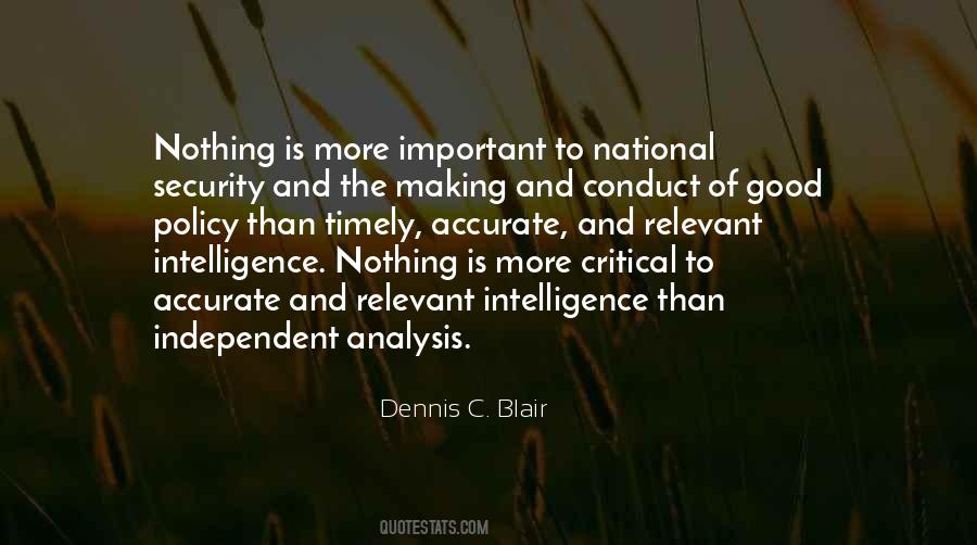 Quotes About Security Intelligence #1189273