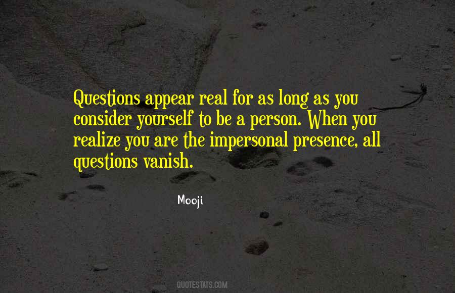 Quotes About Impersonal #84777