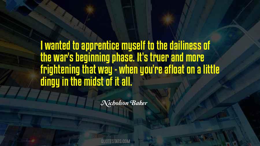 Quotes About Apprentice #1111679