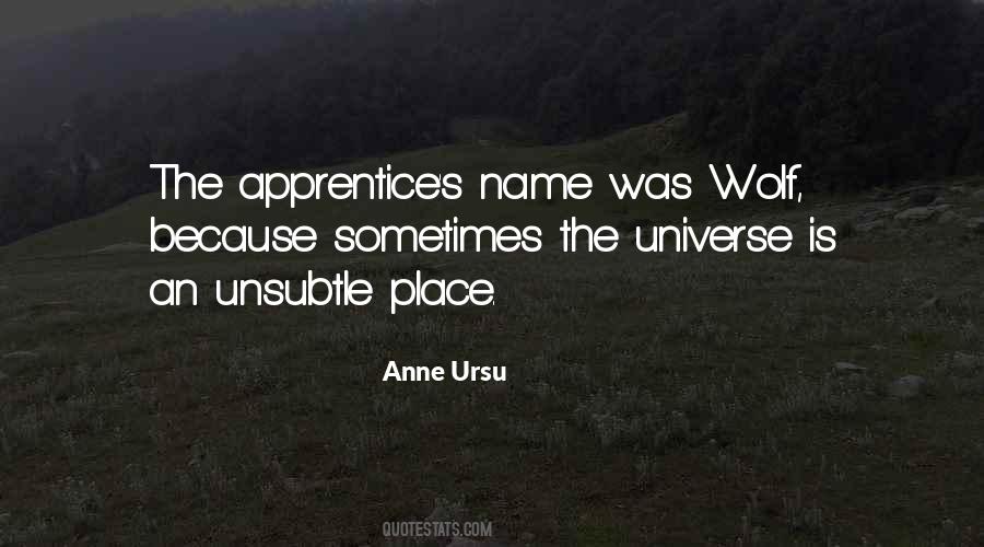 Quotes About Apprentice #1179304