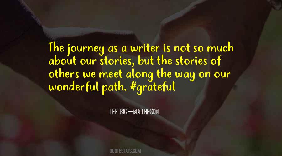 Quotes About Wonderful Journey #1775705