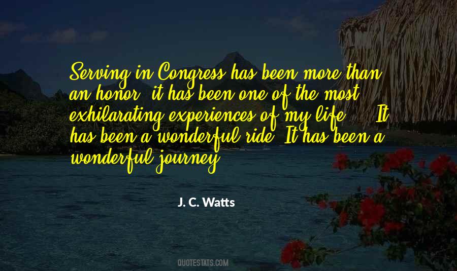 Quotes About Wonderful Journey #672987