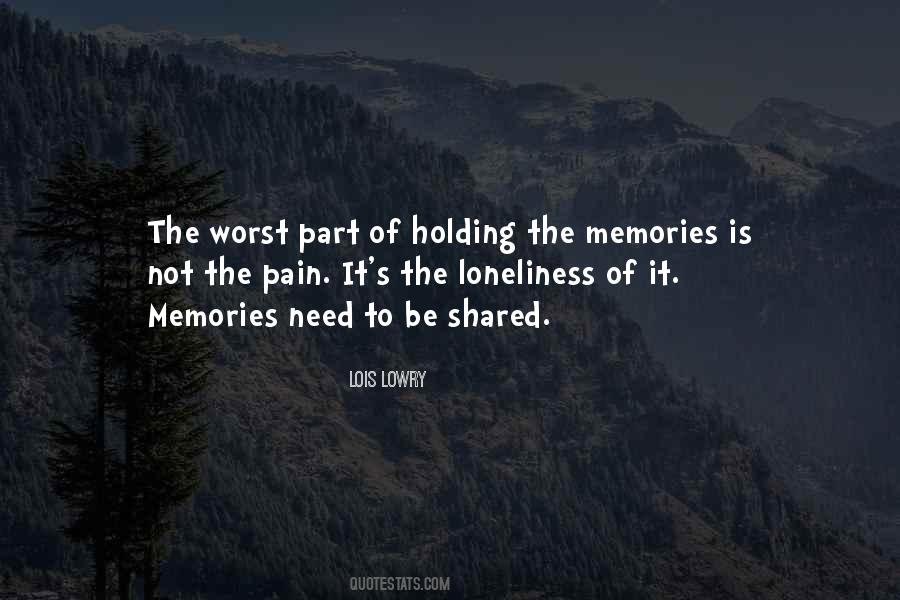 Memories Shared Quotes #1438865
