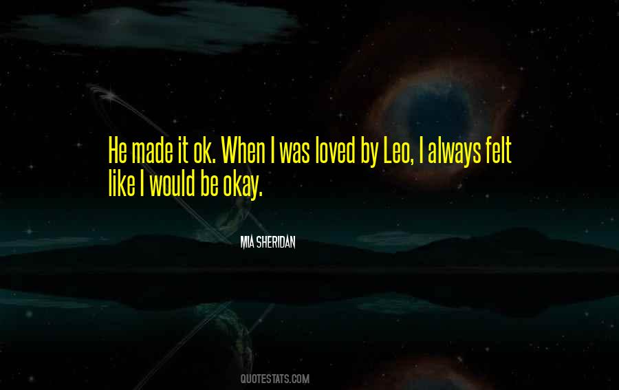 Be Ok Quotes #26203