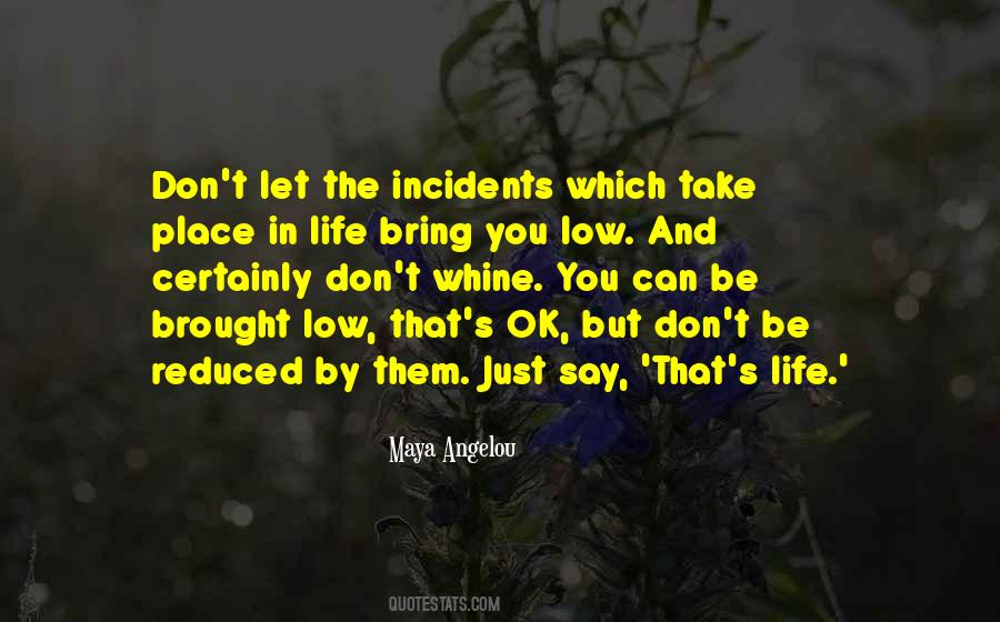 Be Ok Quotes #41369