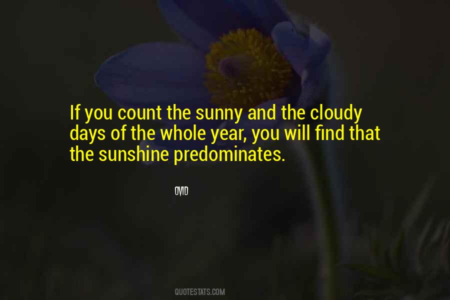 Quotes About The Sunshine #1307604