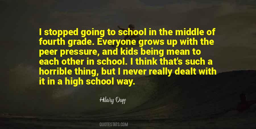 Quotes About Fourth Grade #845256