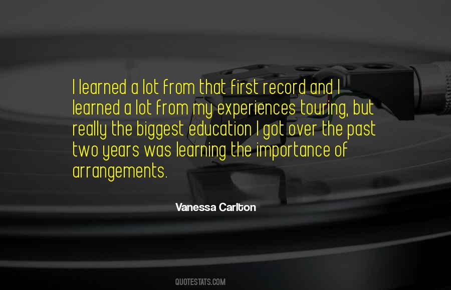 Quotes About Learning From Bad Experiences #149615