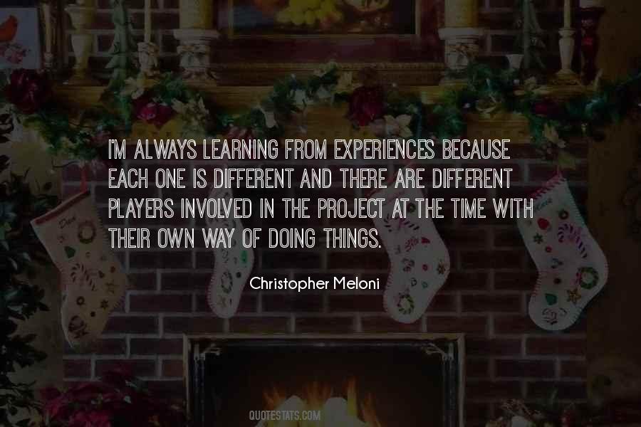 Quotes About Learning From Bad Experiences #873896