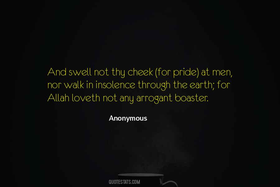 Arrogant Pride Quotes #114296