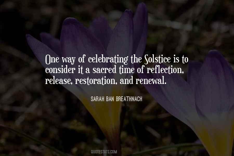 Quotes About Solstice #327044