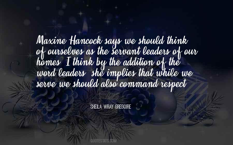Quotes About Servant Leaders #737125