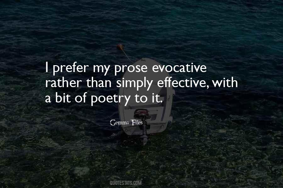 Prose Poetry Quotes #426441