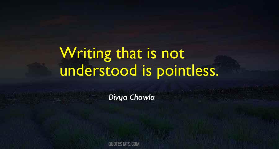 Quotes About Pointless #1212132