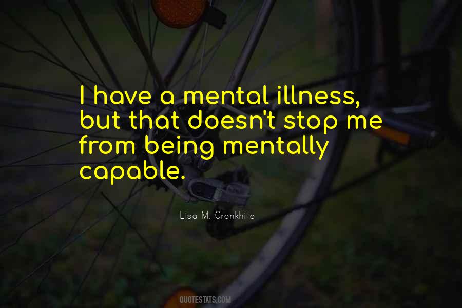 Quotes About Mental Illness #1209702