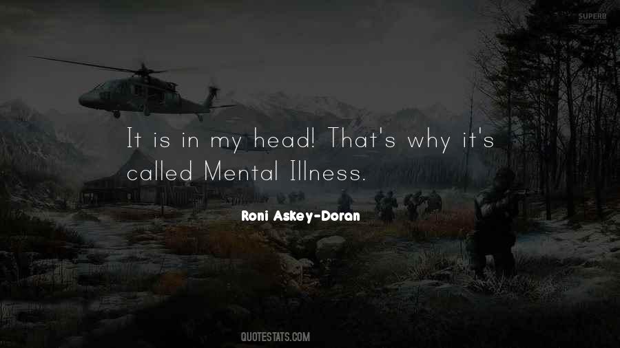 Quotes About Mental Illness #1353727