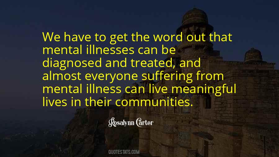 Quotes About Mental Illness #1371216