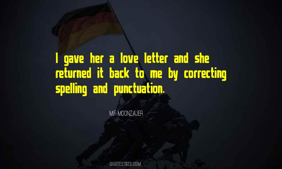 Quotes About Love Letter #1388115