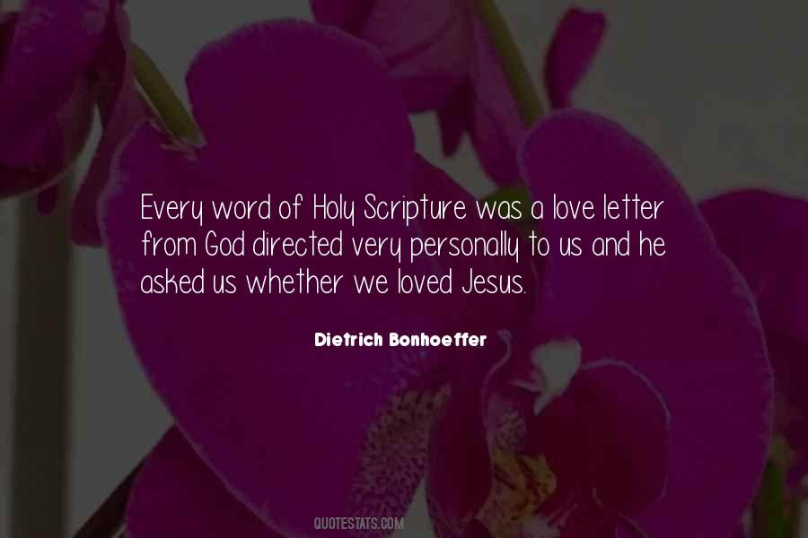 Quotes About Love Letter #1787542