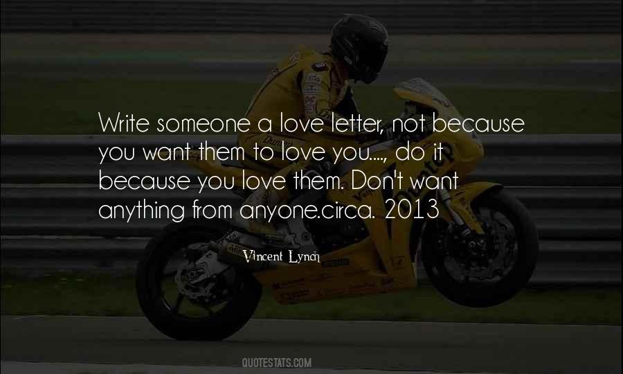 Quotes About Love Letter #234244