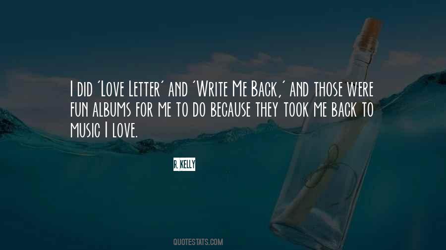 Quotes About Love Letter #371434