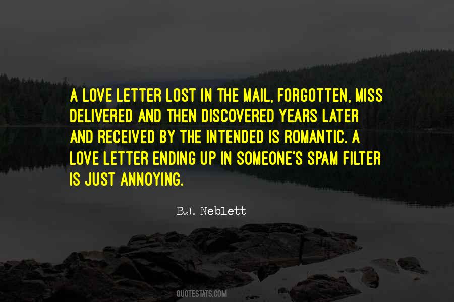 Quotes About Love Letter #813475