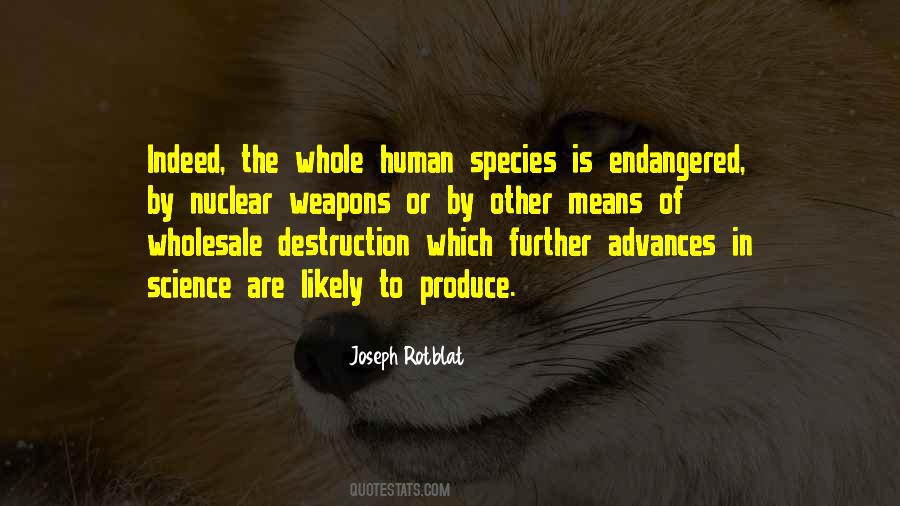 Quotes About Human Species #348012