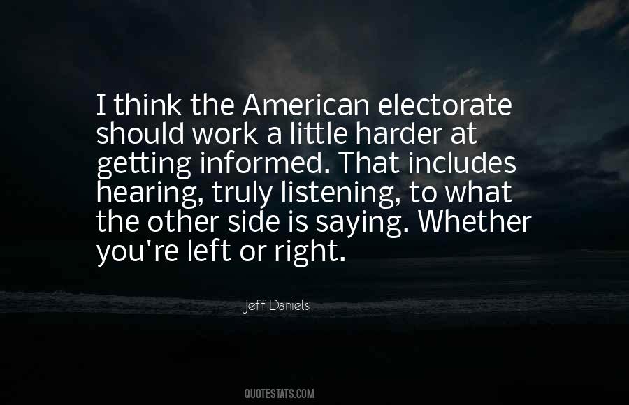 Quotes About Electorate #444154