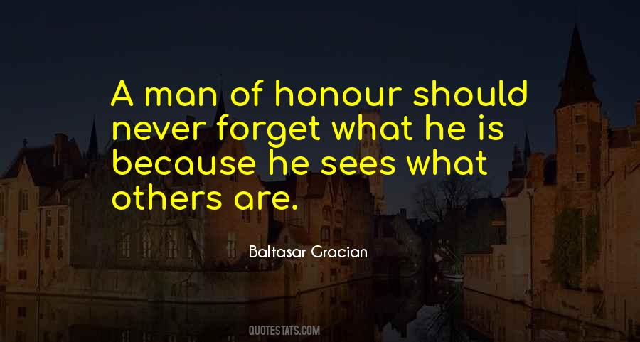Man Of Honour Quotes #57591